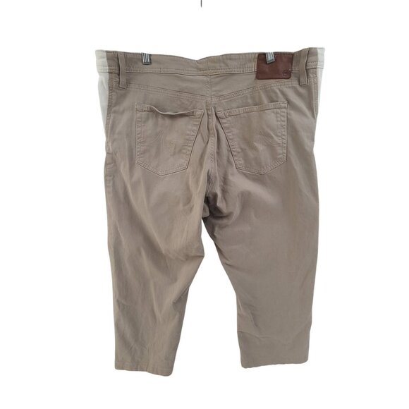 Adriano Goldschmeid Chino Pants Flat Front Office Work Beige Size Men's 42x34 - Picture 5 of 10